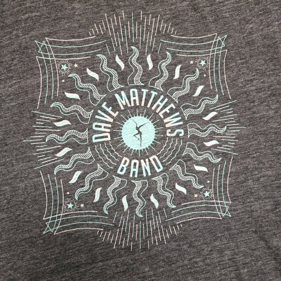 Dave Matthews Band Graphic Sleeveless Top Tank L Bella+Canvas Heather Gray - Picture 3 of 8